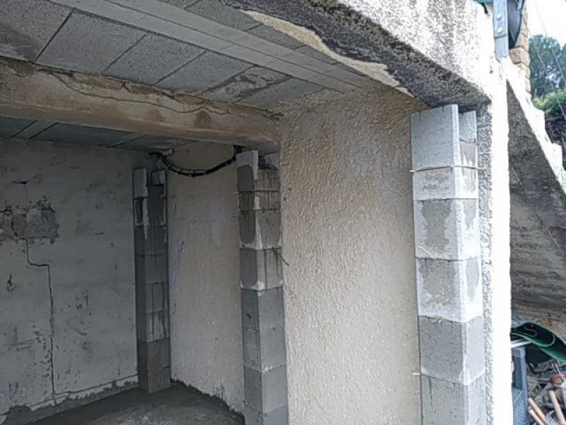 Renforcement de pilier de soutènement pour recevoir les IPN pour terrasses à Nîmes dans le Gard