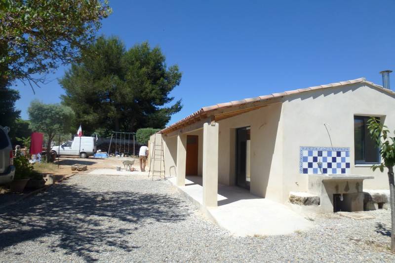 La Maison terminée à notre départ